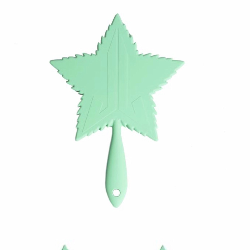New Jeffree Star Mint 420 Leaf Hand Mirror Pot
